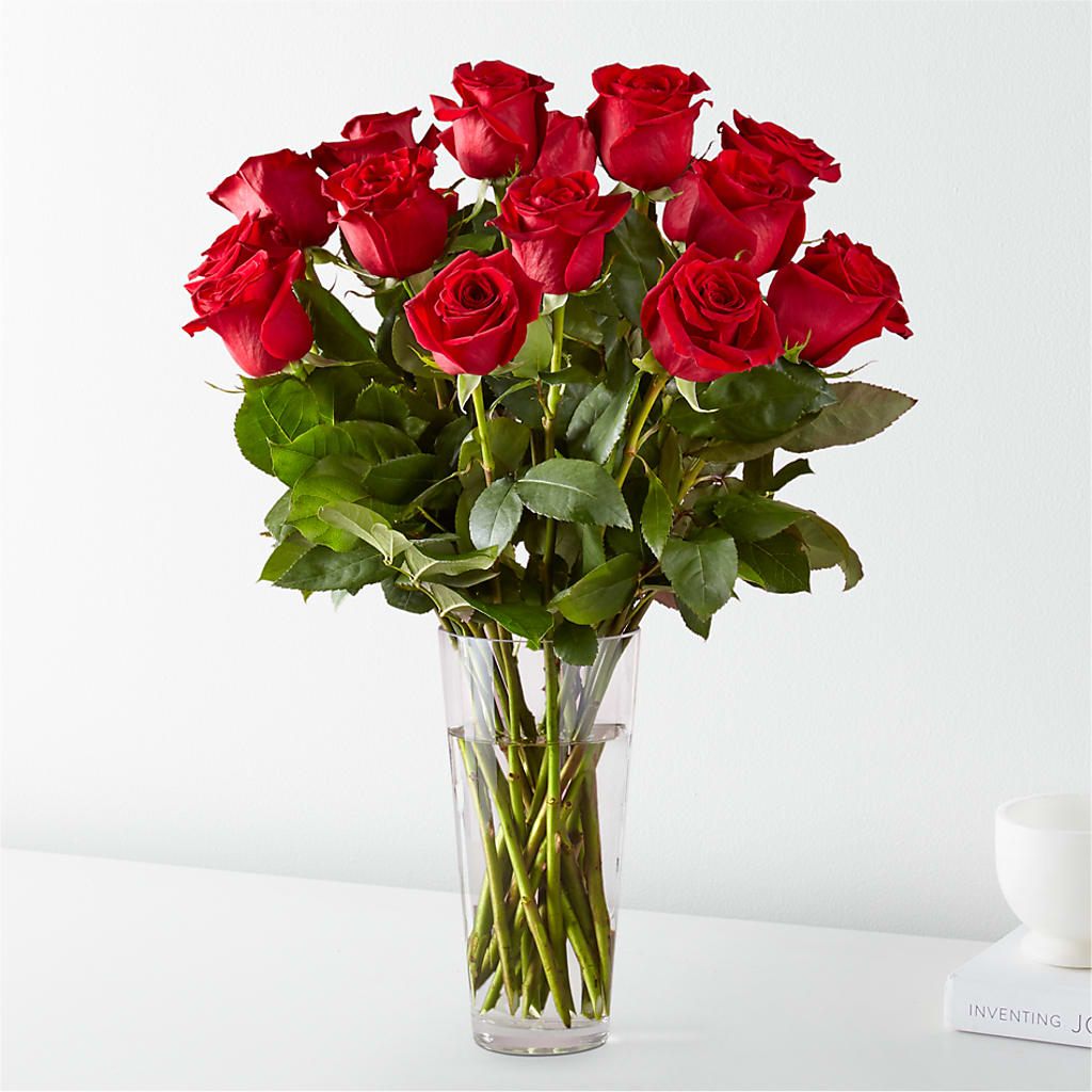 Long Stem Red Rose Bouquet – Garlington Florist, New Bedford MA