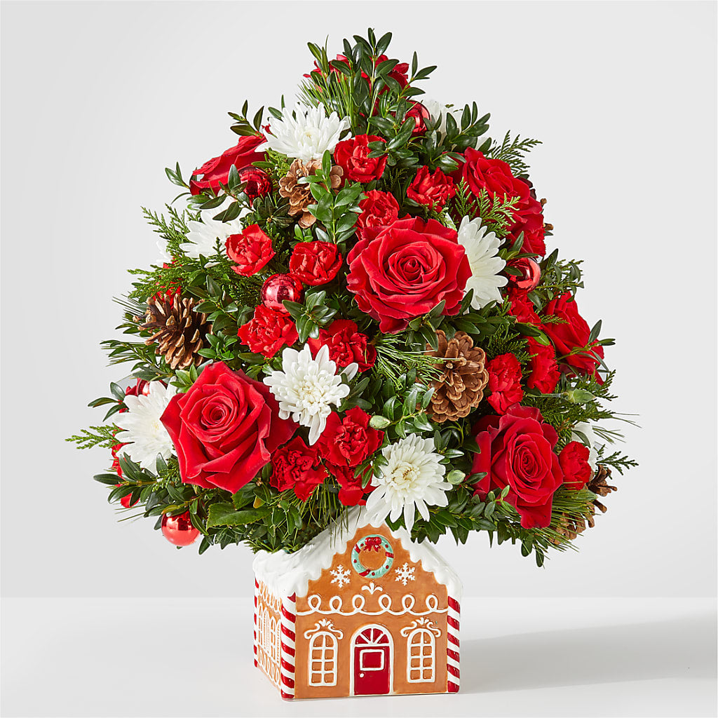 Spiced Gingerbread Tree – Garlington Florist, New Bedford MA