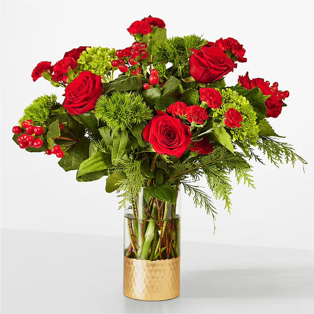 Plaid Throw Bouquet – Garlington Florist, New Bedford MA