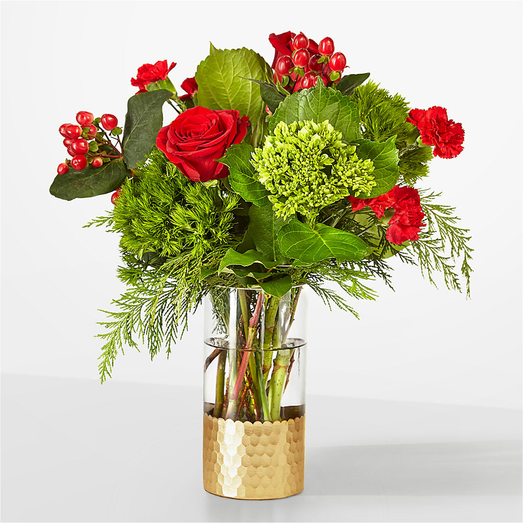 Plaid Throw Bouquet – Garlington Florist, New Bedford MA