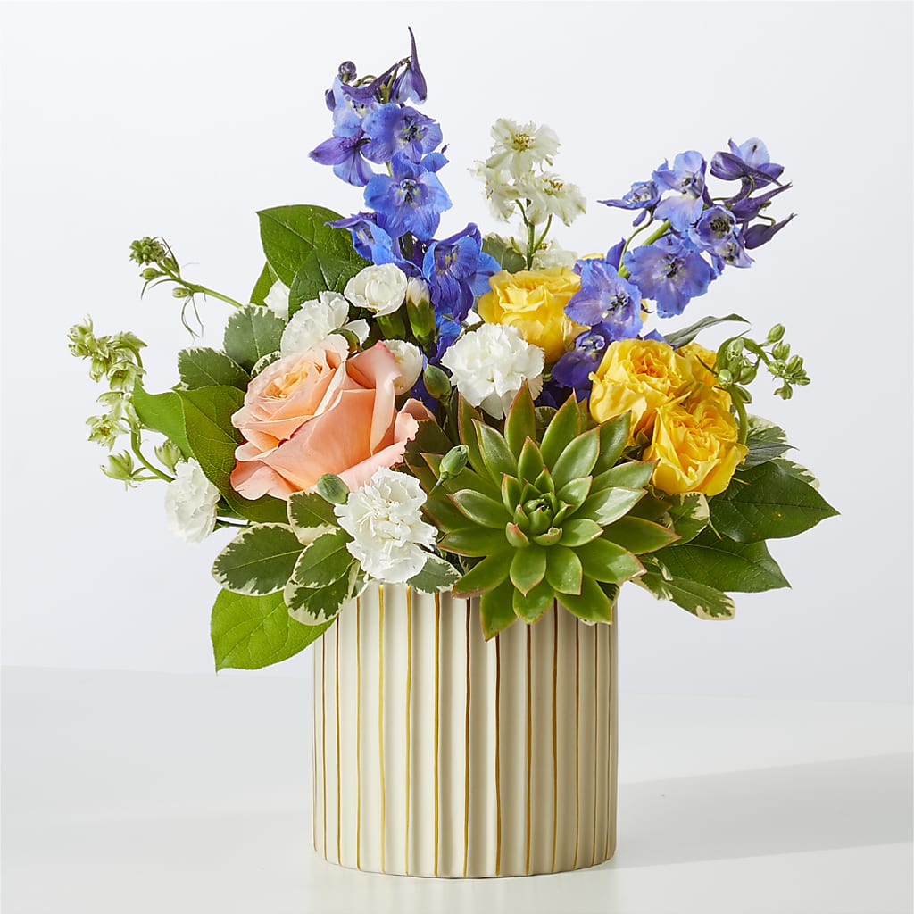 Cobalt Reverie Bouquet – Garlington Florist, New Bedford MA