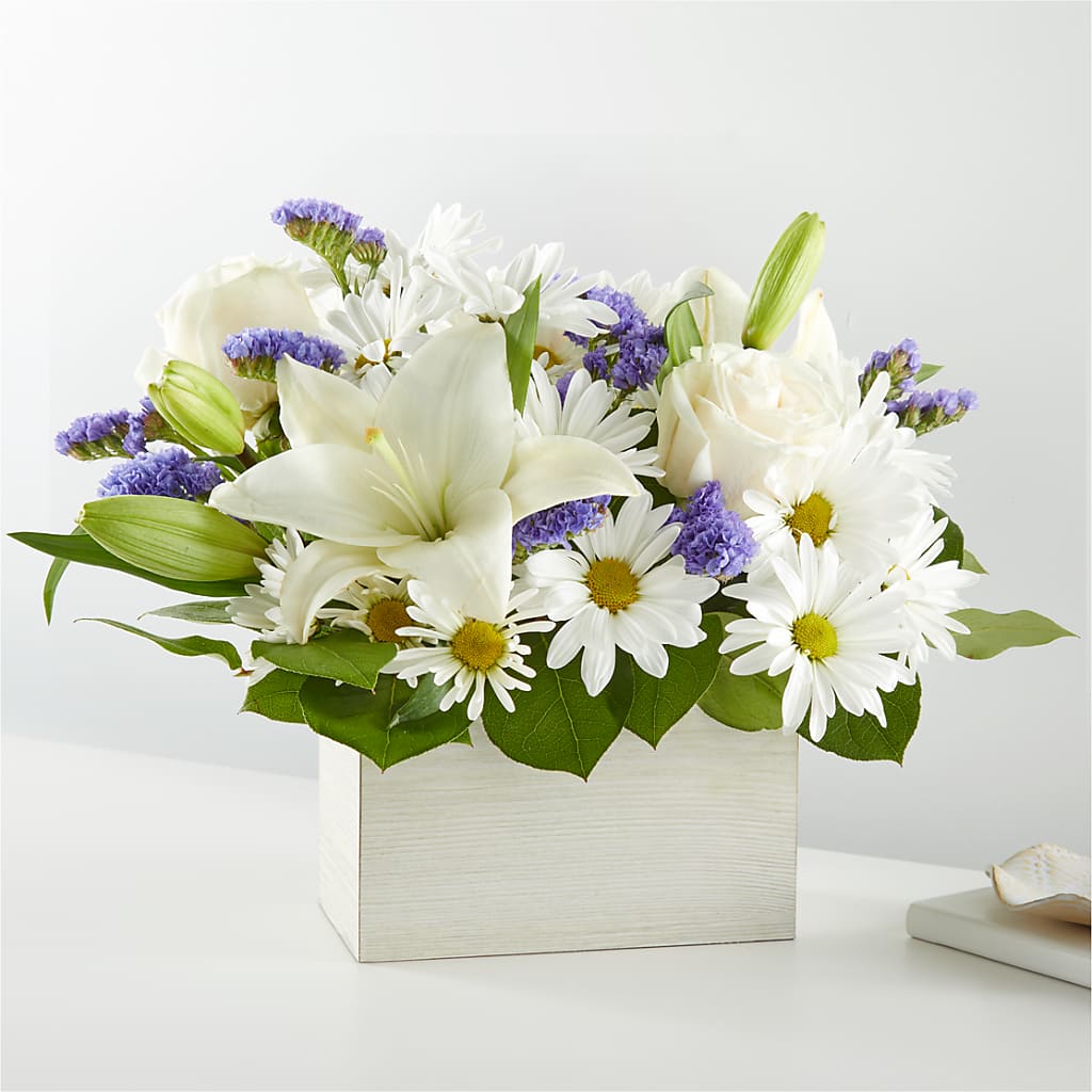 Beyond Blue Box Bouquet – Garlington Florist, New Bedford MA