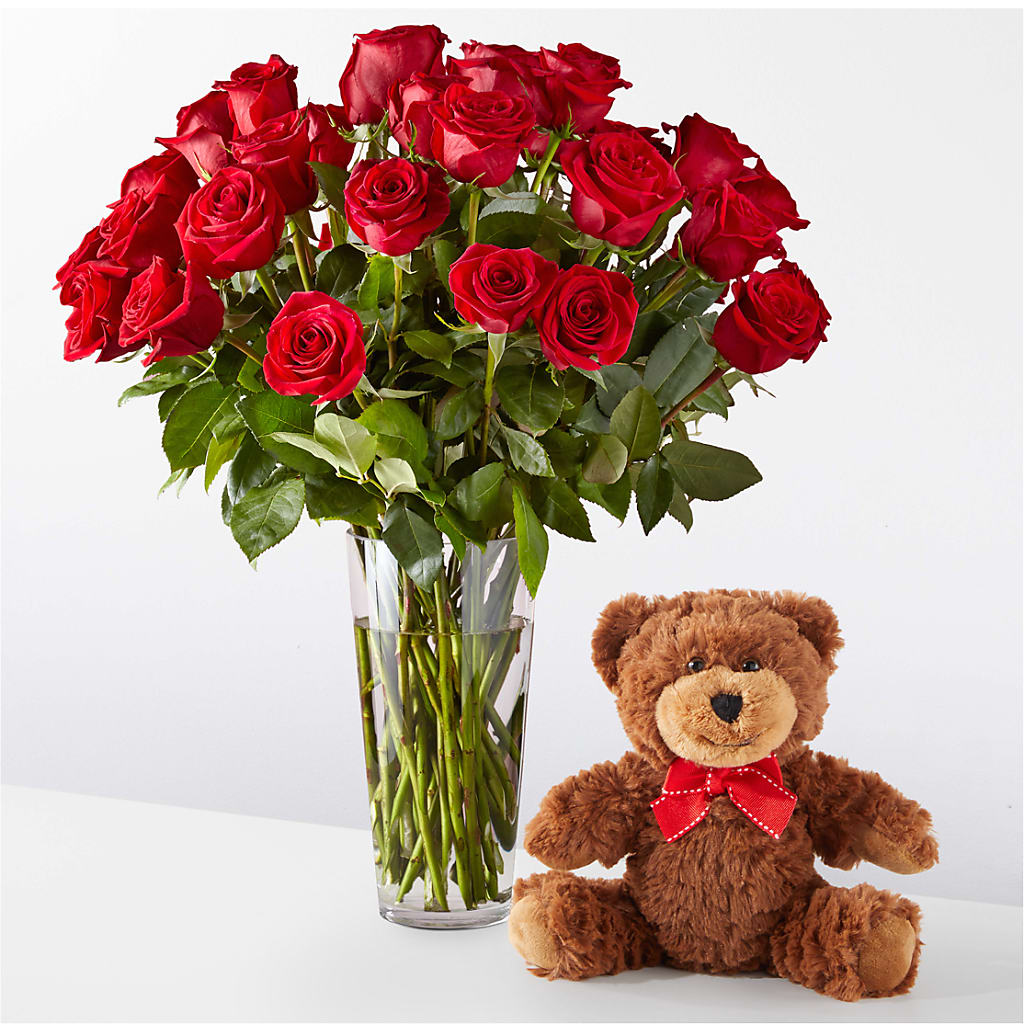 Romantic Long Stem Red Rose Bouquet Bundles – Garlington Florist, New Bedford MA