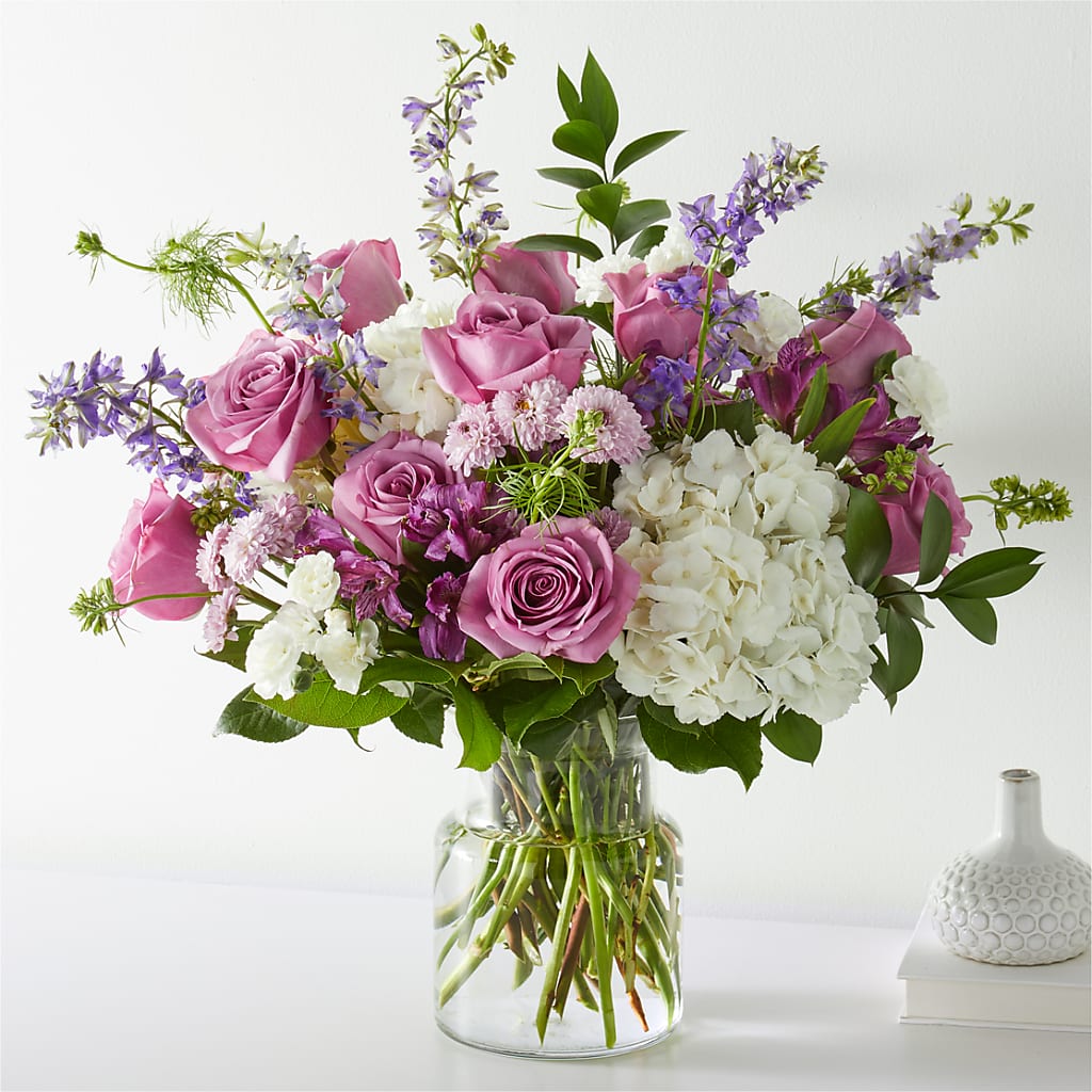 Violet Caress Bouquet – Garlington Florist, New Bedford MA