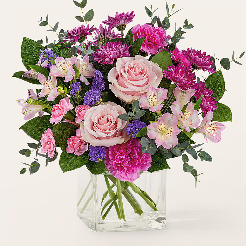Rosy Radiance Bouquet – Garlington Florist, New Bedford MA