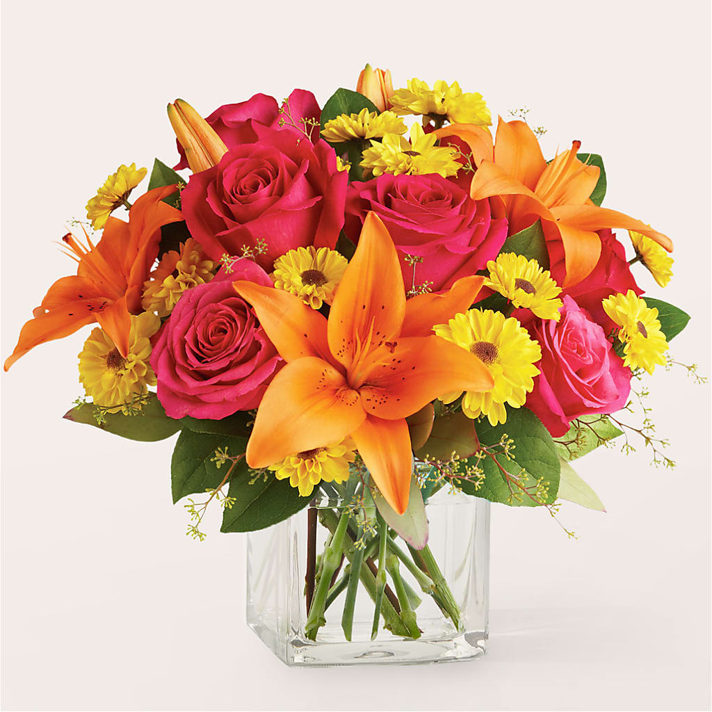 Neon Lights Bouquet – Garlington Florist, New Bedford MA