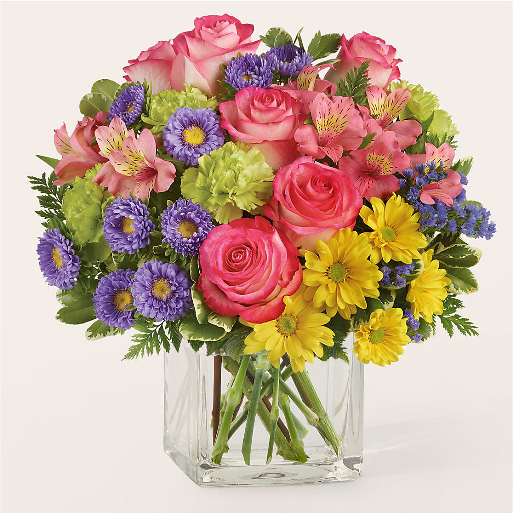Candy Jar Bouquet – Garlington Florist, New Bedford MA