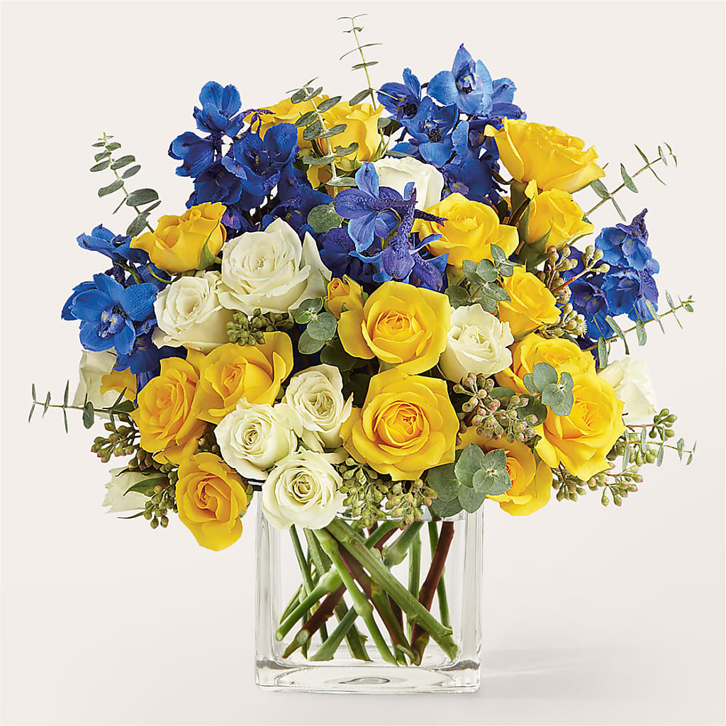 Sparkling Citrine Bouquet – Garlington Florist, New Bedford MA