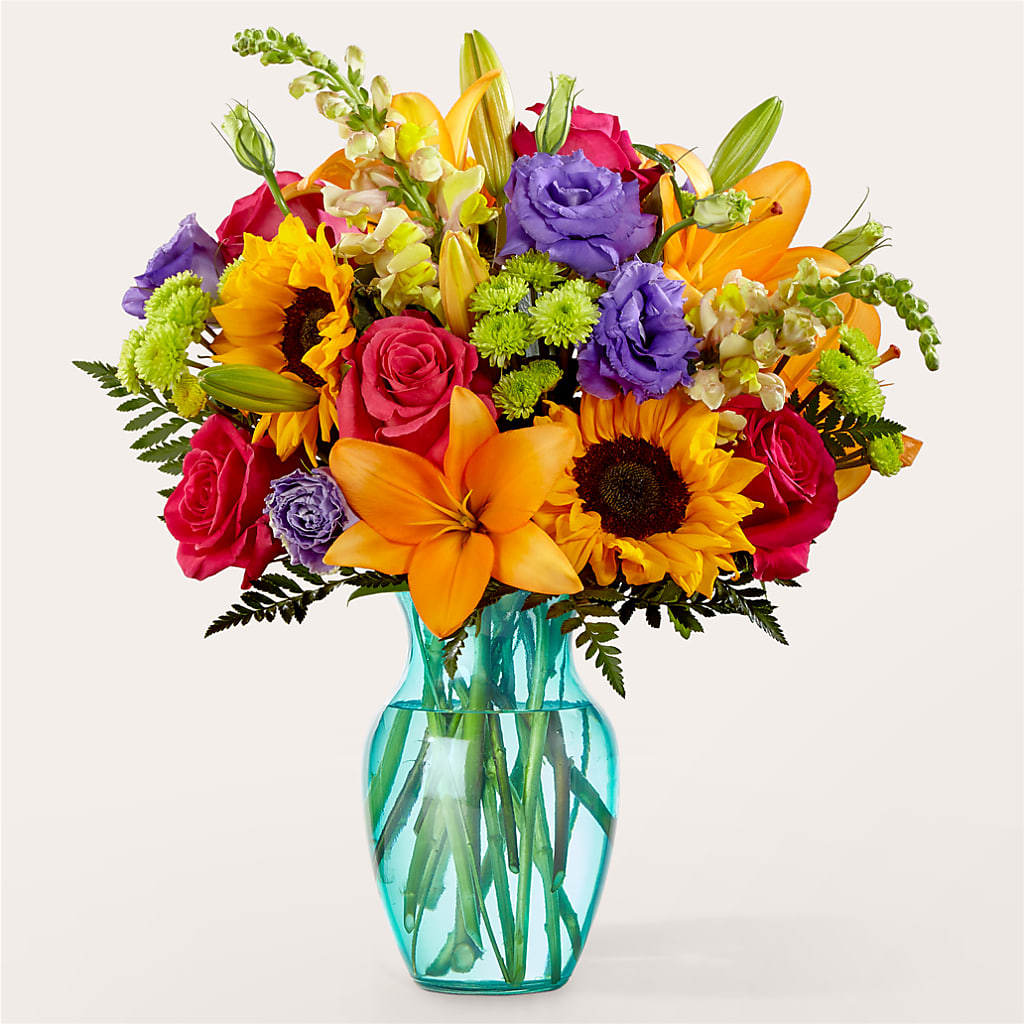 Double Rainbow Bouquet – Garlington Florist, New Bedford MA