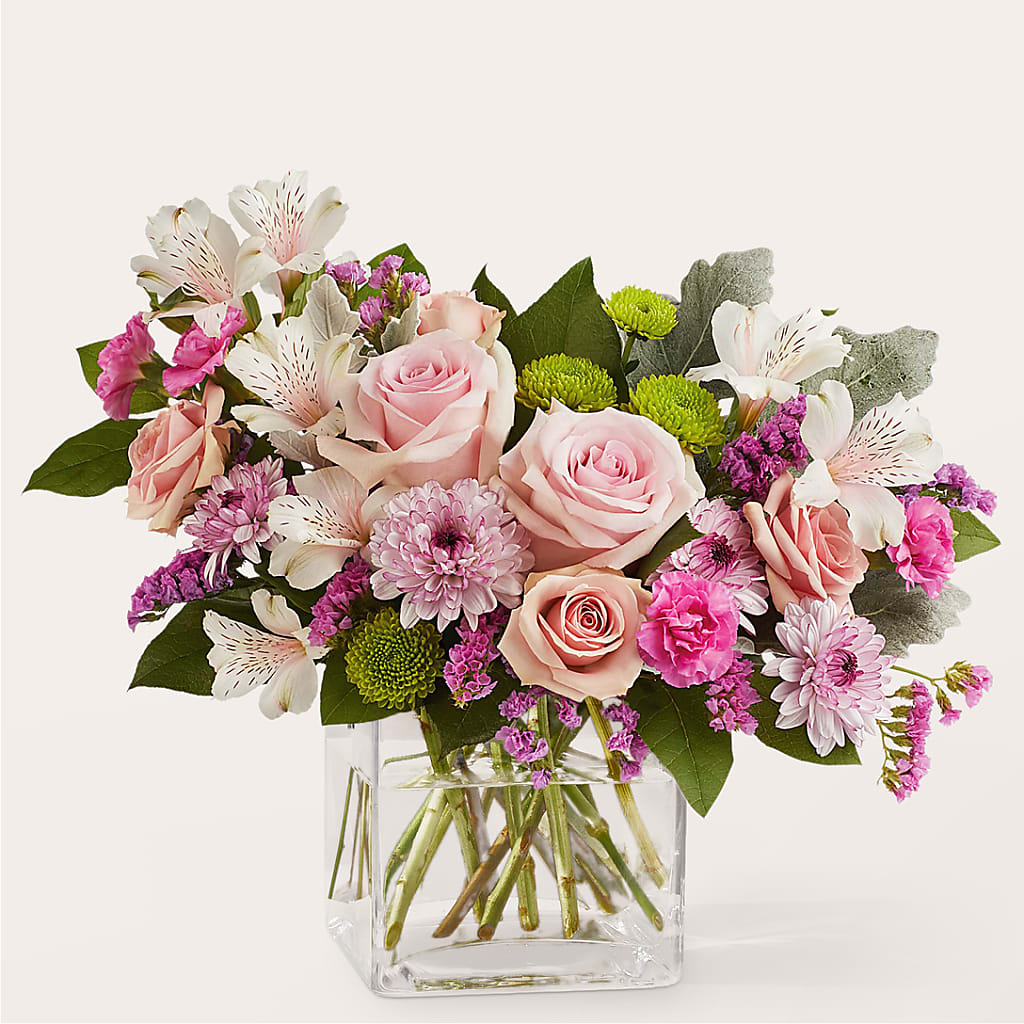 Pink Suede Bouquet – Garlington Florist, New Bedford MA
