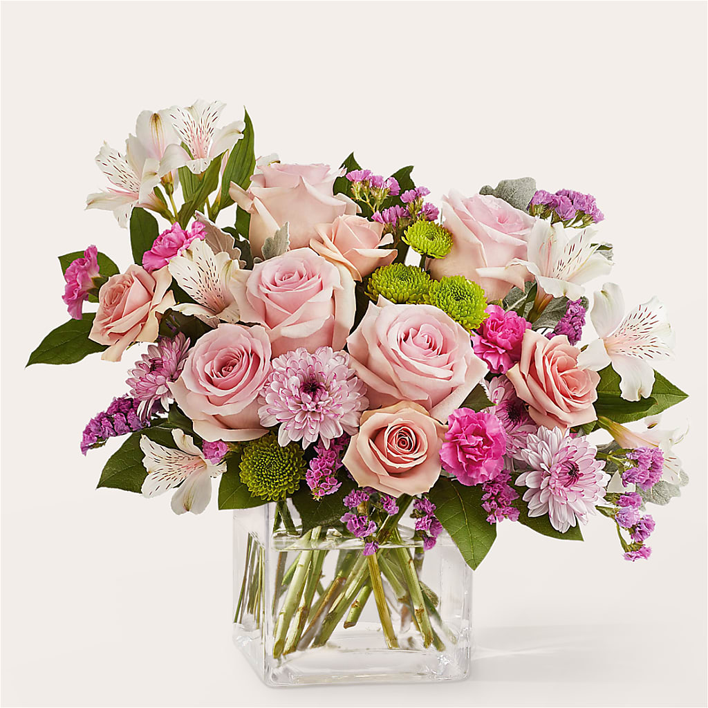 Pink Suede Bouquet – Garlington Florist, New Bedford MA
