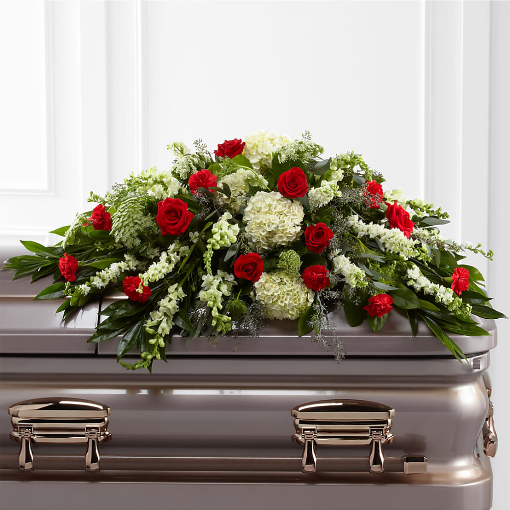 Sincerity Casket Spray – Garlington Florist, New Bedford MA
