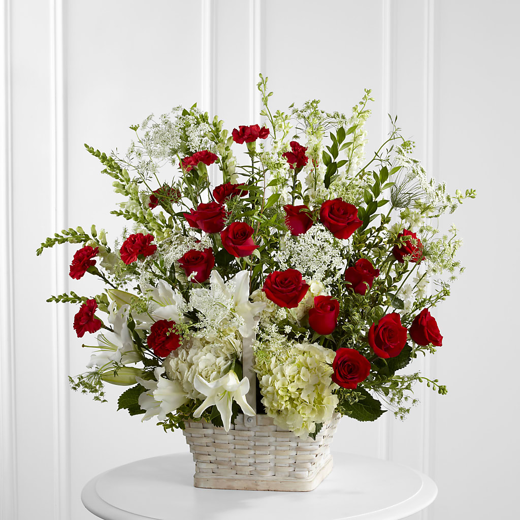 In Loving Memory Arrangement – Garlington Florist, New Bedford MA