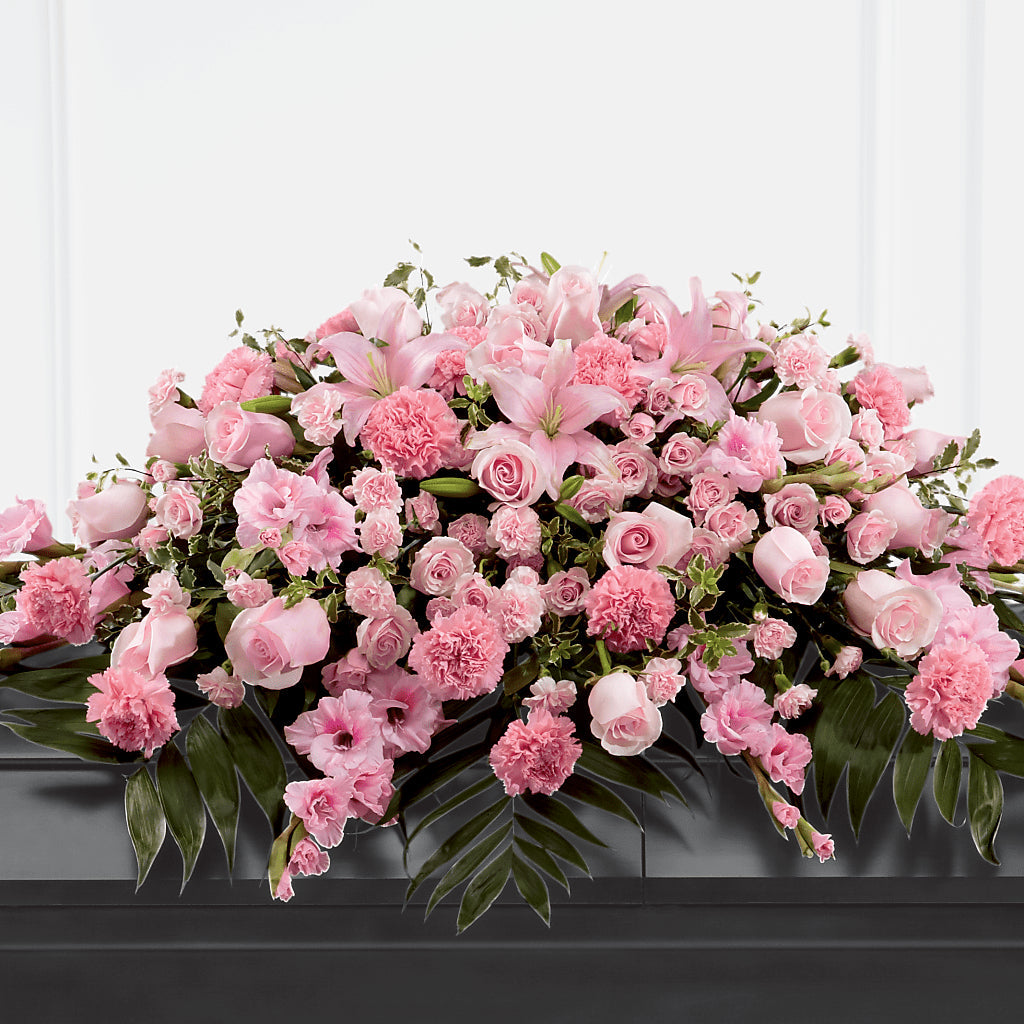 Garden of Comfort Casket Spray (Standard) – Garlington Florist, New Bedford MA