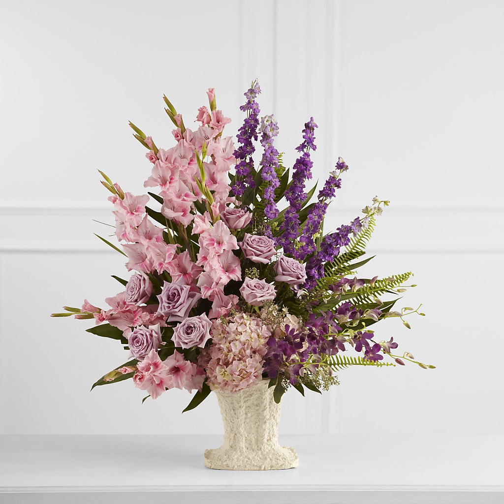 Flowing Garden Arrangement – Garlington Florist, New Bedford MA