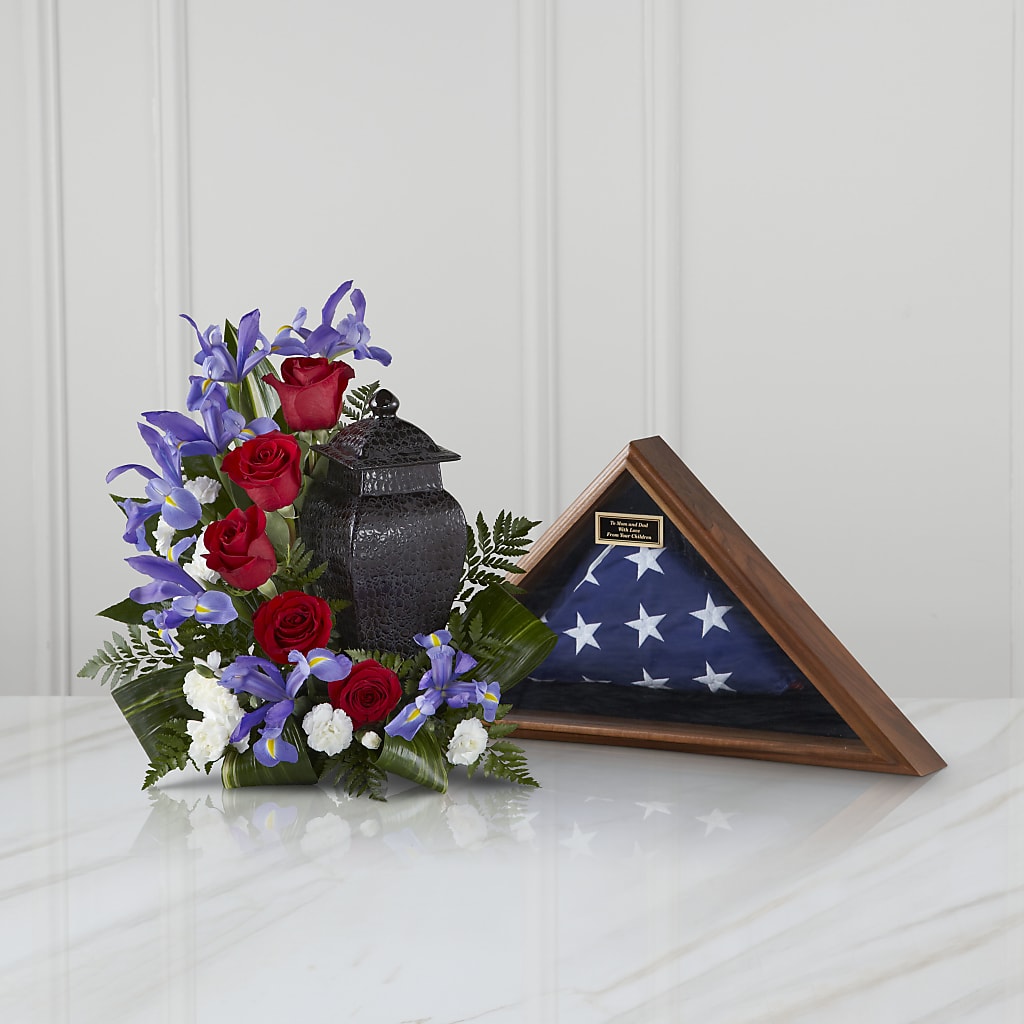 Patriotic Tribute Arrangement – Garlington Florist, New Bedford MA