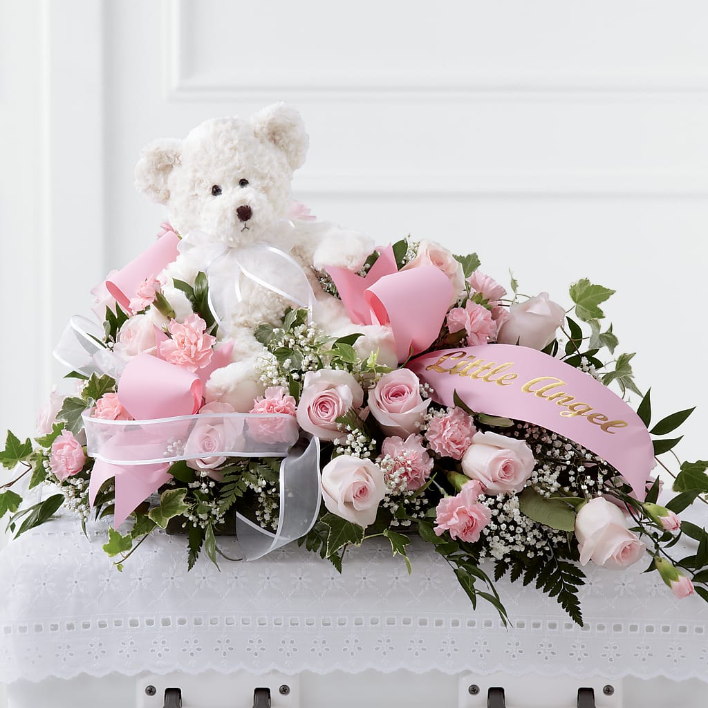 Touch of Sympathy Casket Spray – Garlington Florist, New Bedford MA