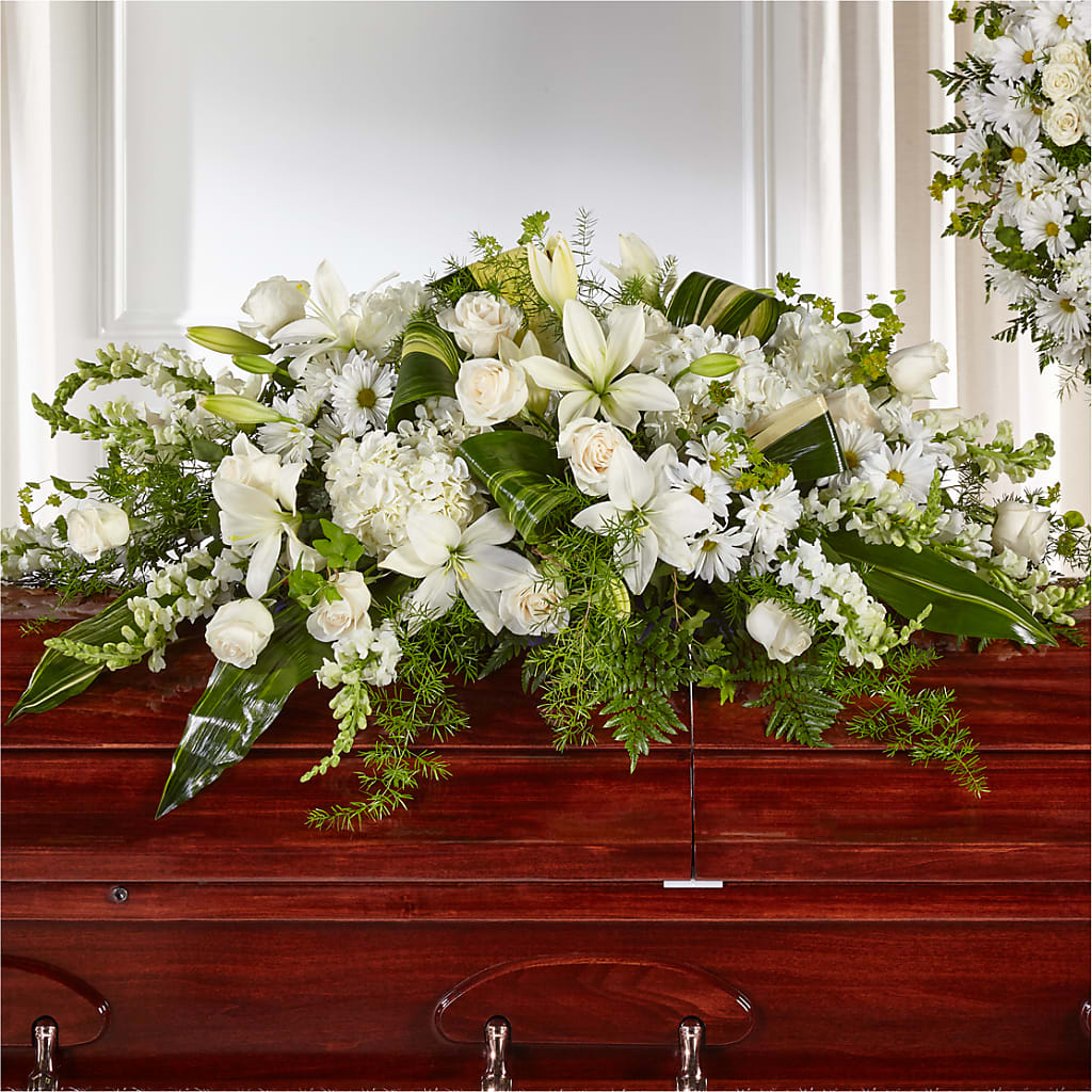Abundance Casket Spray – Garlington Florist, New Bedford MA