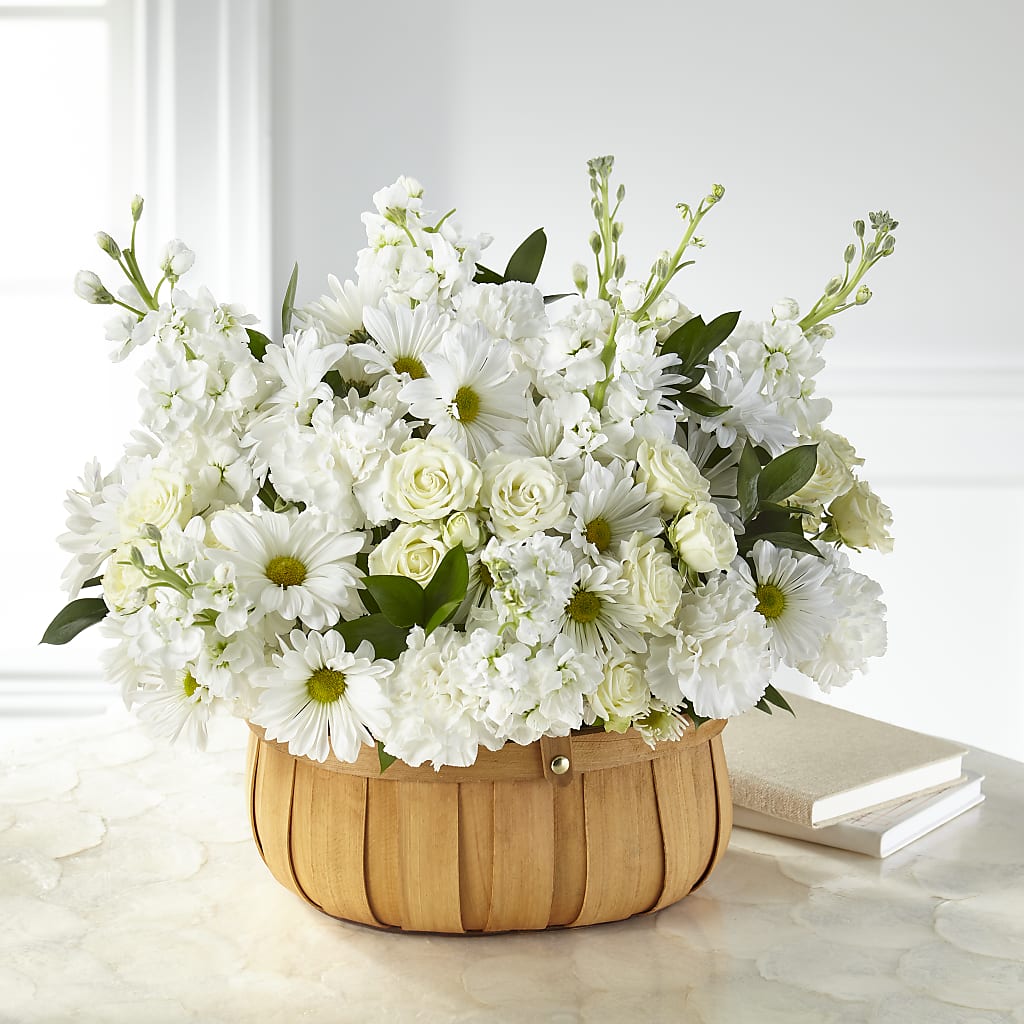 Graceful Garden Basket – Garlington Florist, New Bedford MA