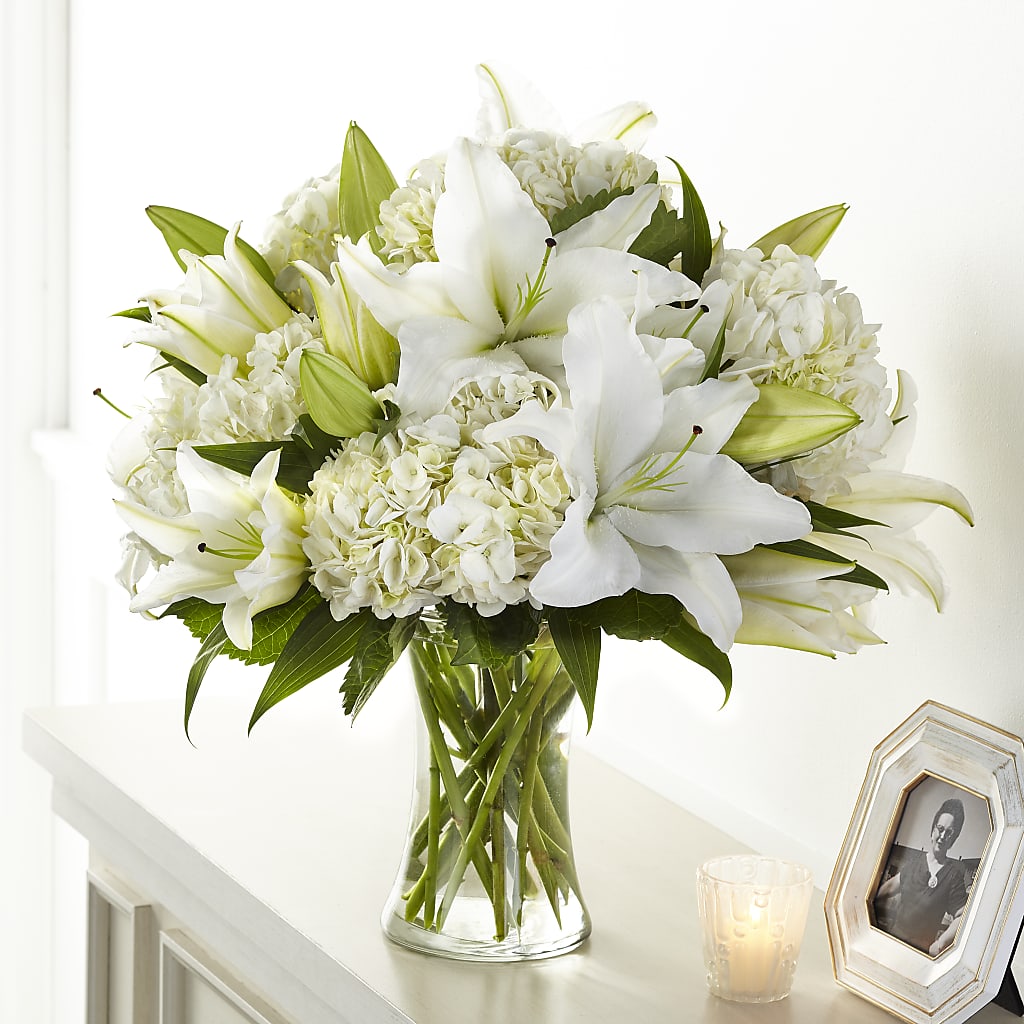 Compassionate Lily Bouquet – Garlington Florist, New Bedford MA