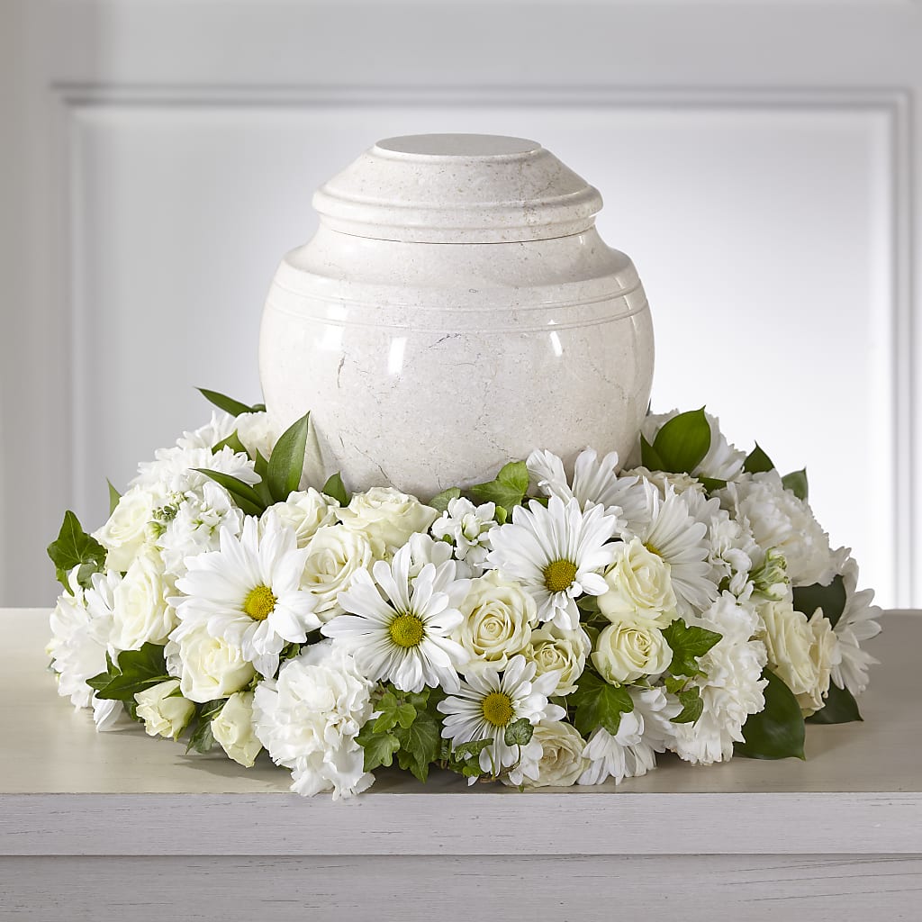 Ivory Gardens Cremation Adornment – Garlington Florist, New Bedford MA