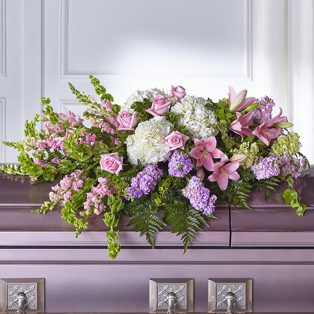 Life's Gratitude Casket Spray – Garlington Florist, New Bedford MA
