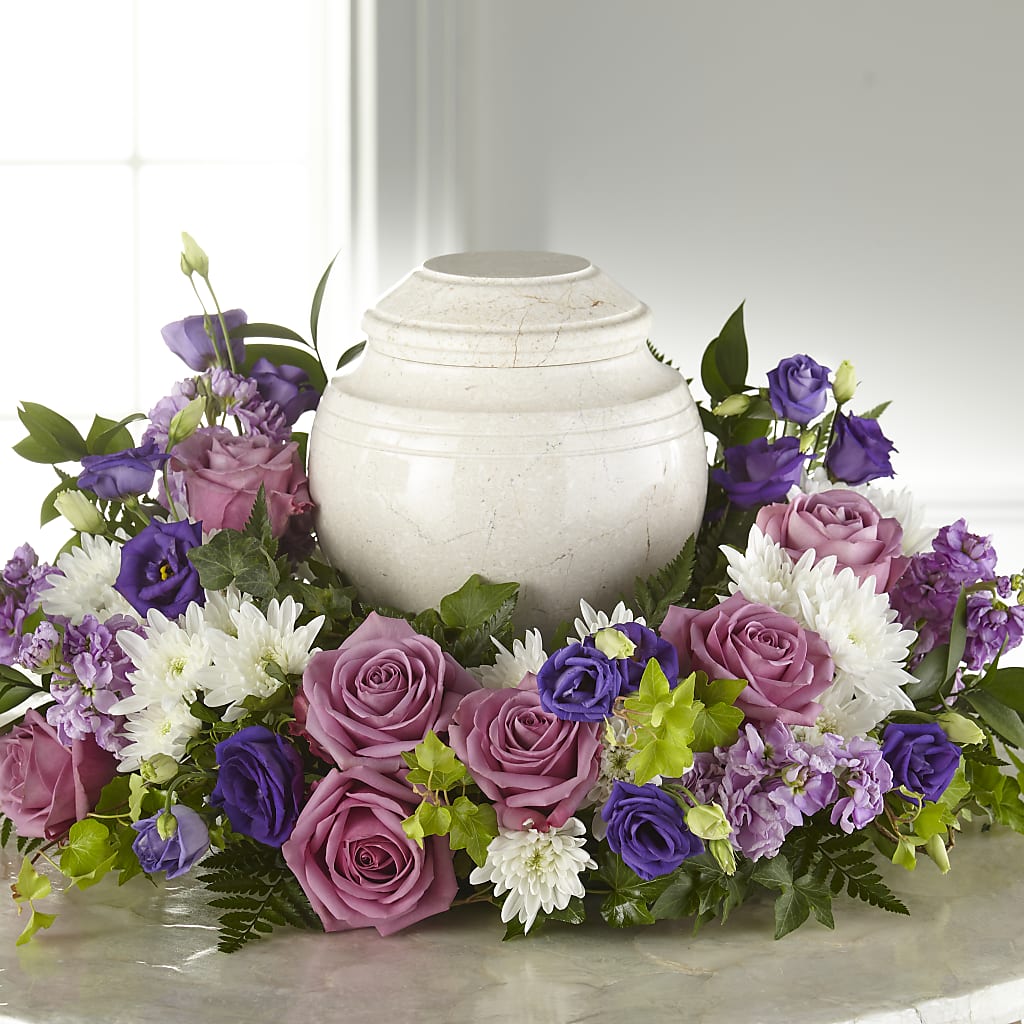 Blooming Sympathy Cremation Adornment – Garlington Florist, New Bedford MA