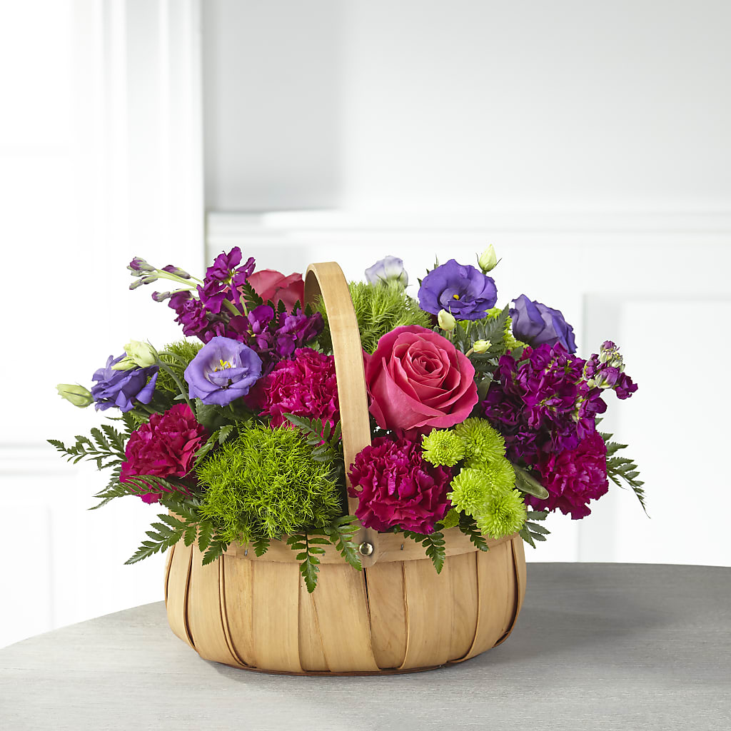Serene Sanctuary Basket – Garlington Florist, New Bedford MA