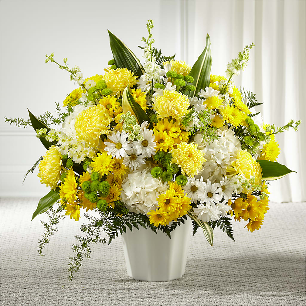 Unity & Grace Floor Basket – Garlington Florist, New Bedford MA