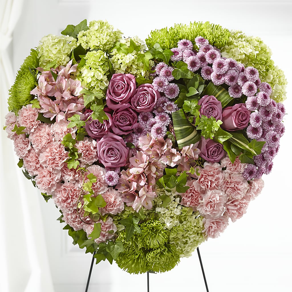 Heartwarming Standing Heart – Garlington Florist, New Bedford MA