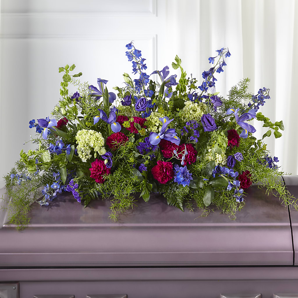 Always Treasured Casket Spray – Garlington Florist, New Bedford MA
