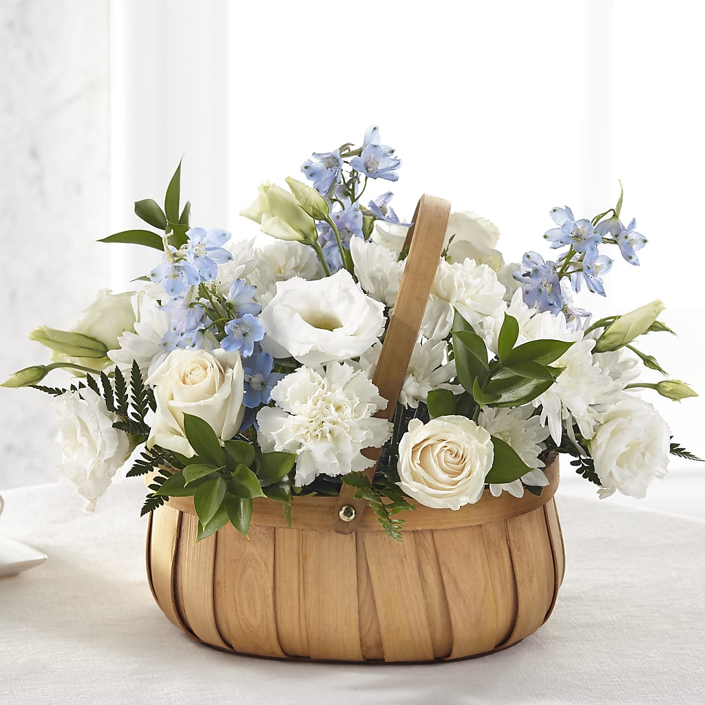 Sincerely Heartfelt Basket – Garlington Florist, New Bedford MA