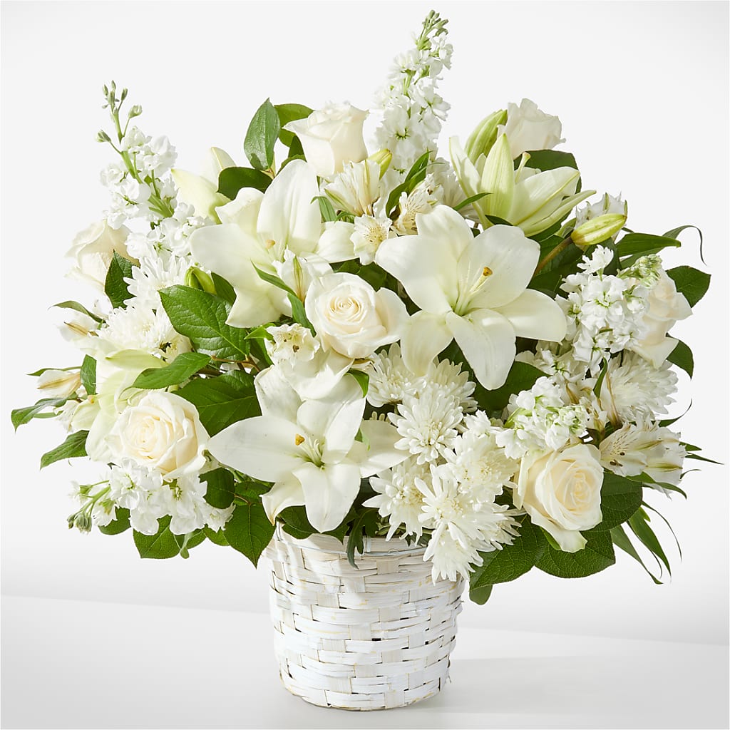 Peaceful Reflections Arrangement – Garlington Florist, New Bedford MA