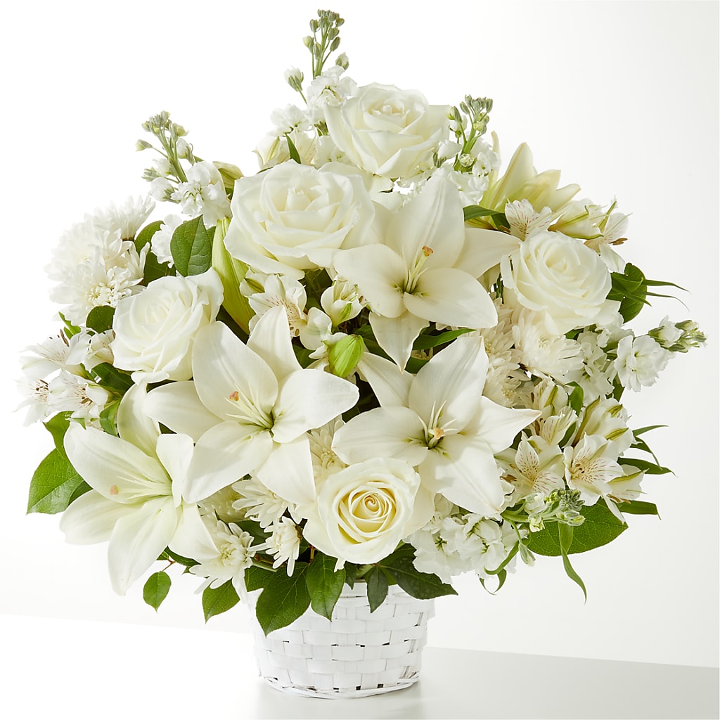 Peaceful Reflections Arrangement – Garlington Florist, New Bedford MA