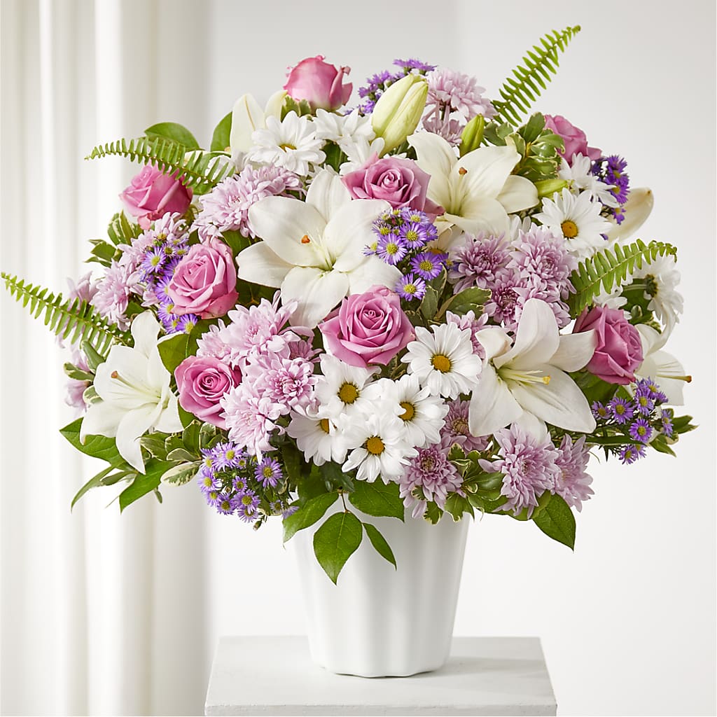 Warmest Thoughts Tabletop Basket – Garlington Florist, New Bedford MA
