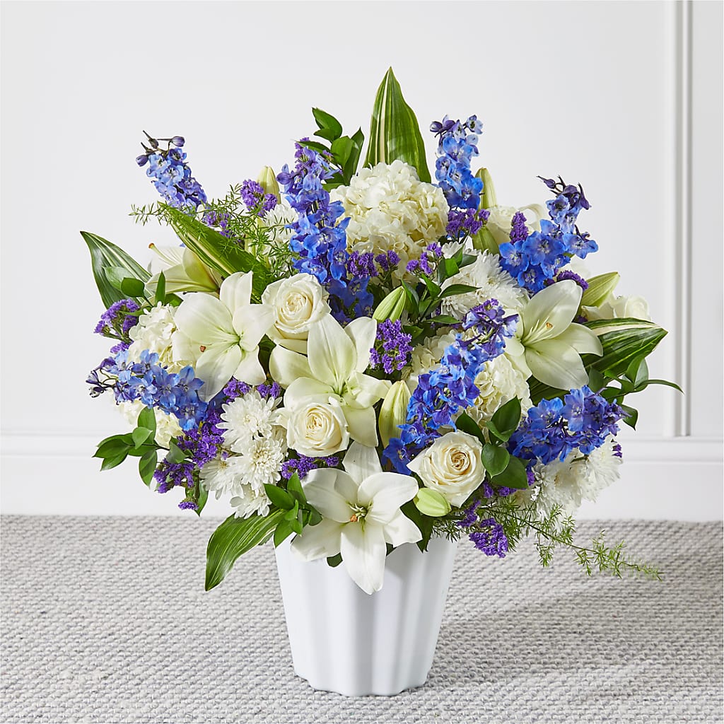 Take Comfort Floor Basket – Garlington Florist, New Bedford MA