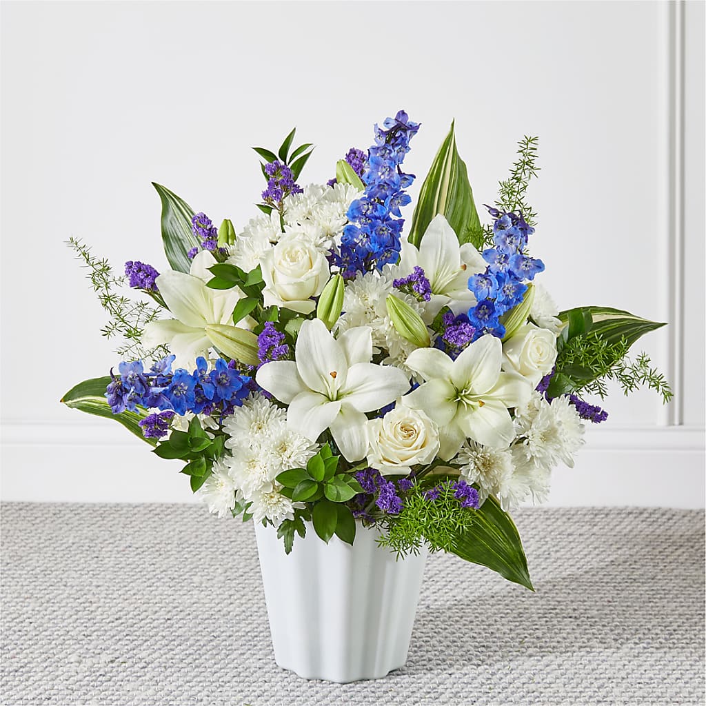 Take Comfort Floor Basket – Garlington Florist, New Bedford MA