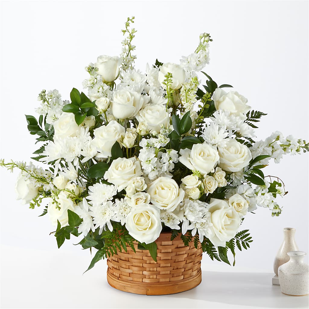 Heartfelt Condolences Arrangement – Garlington Florist, New Bedford MA