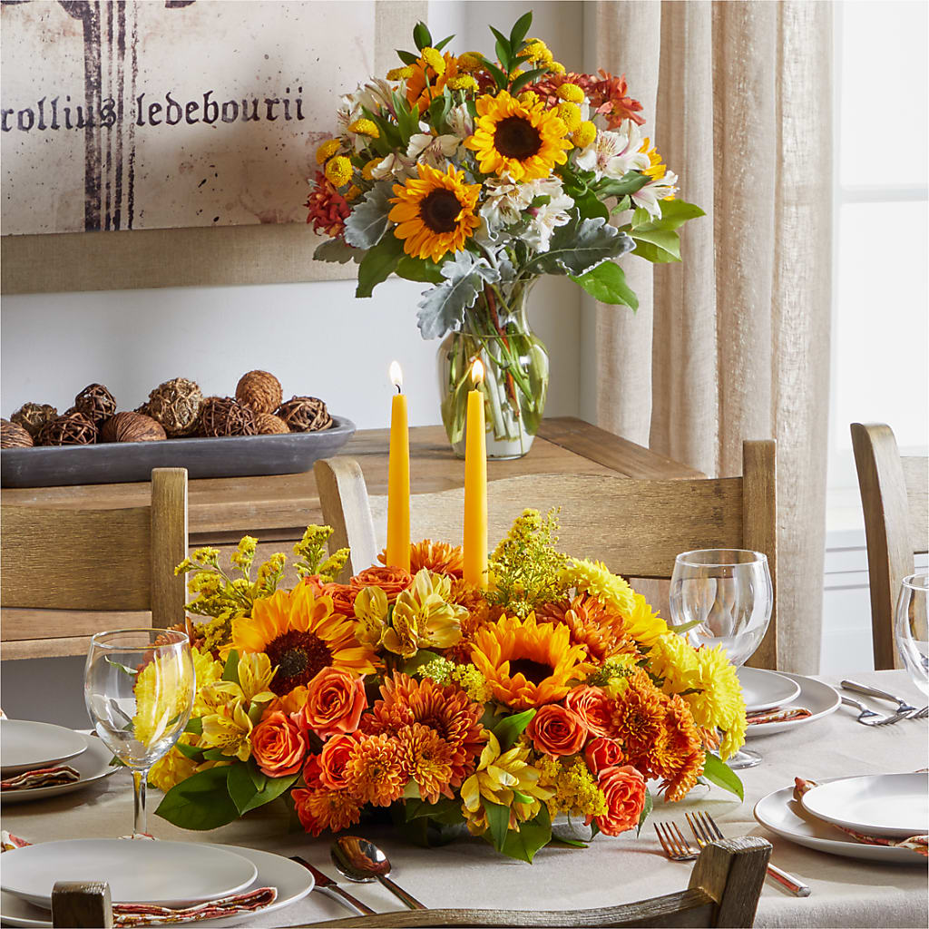 Golden Gathering Bundle – Garlington Florist, New Bedford MA