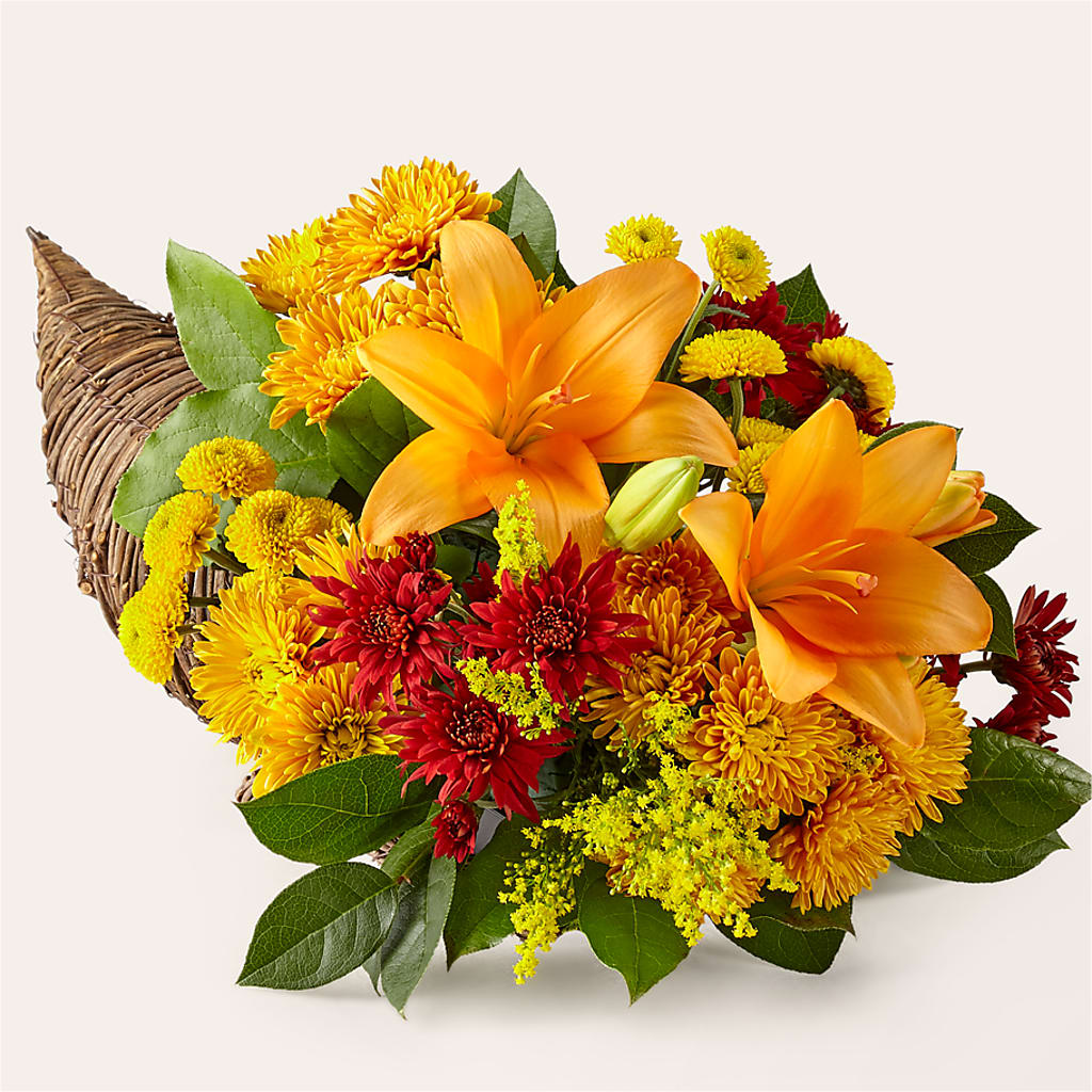 Feast of Color Cornucopia – Garlington Florist, New Bedford MA