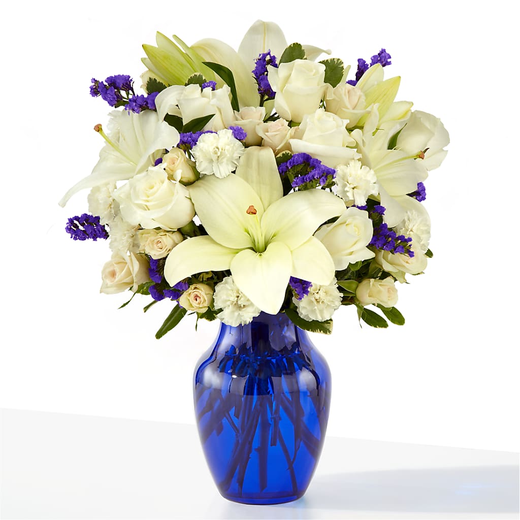 Sapphire Rush Bouquet – Garlington Florist, New Bedford MA