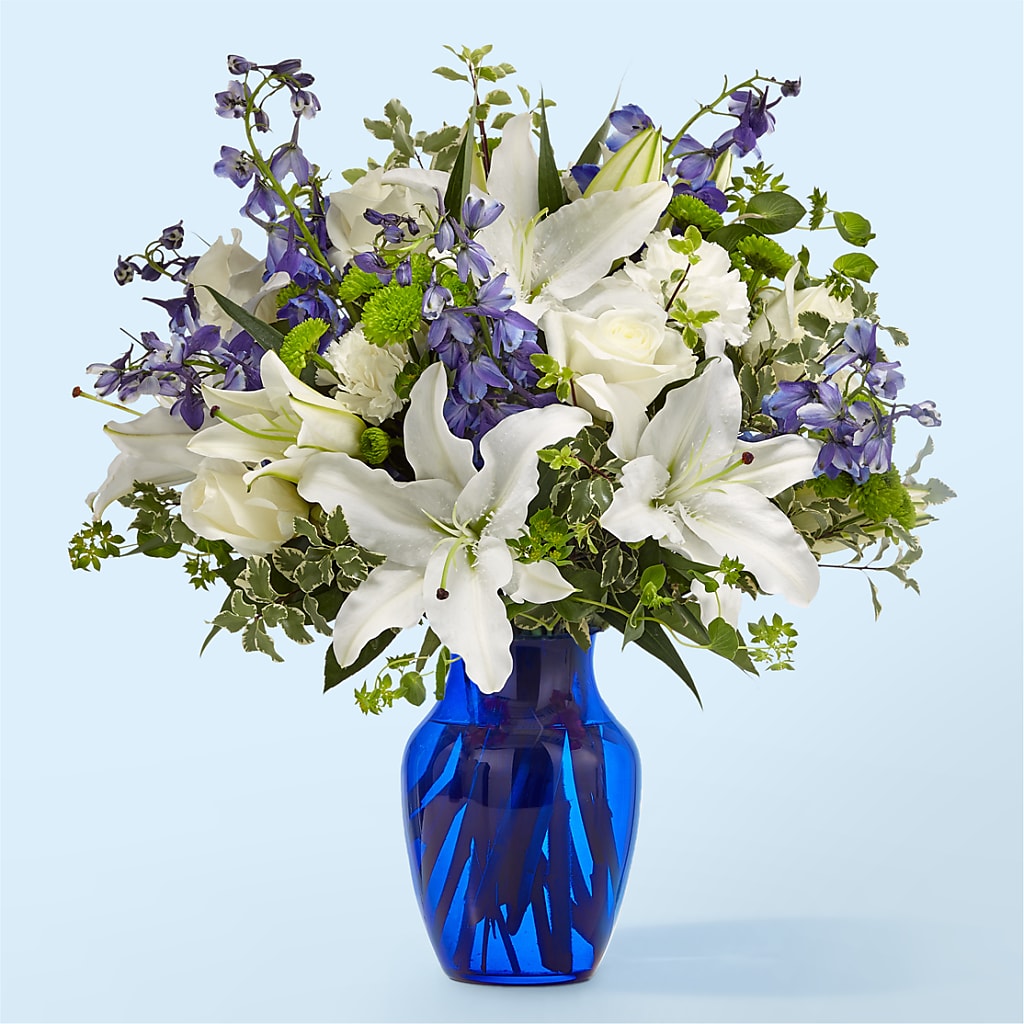 Santorini Bouquet – Garlington Florist, New Bedford MA