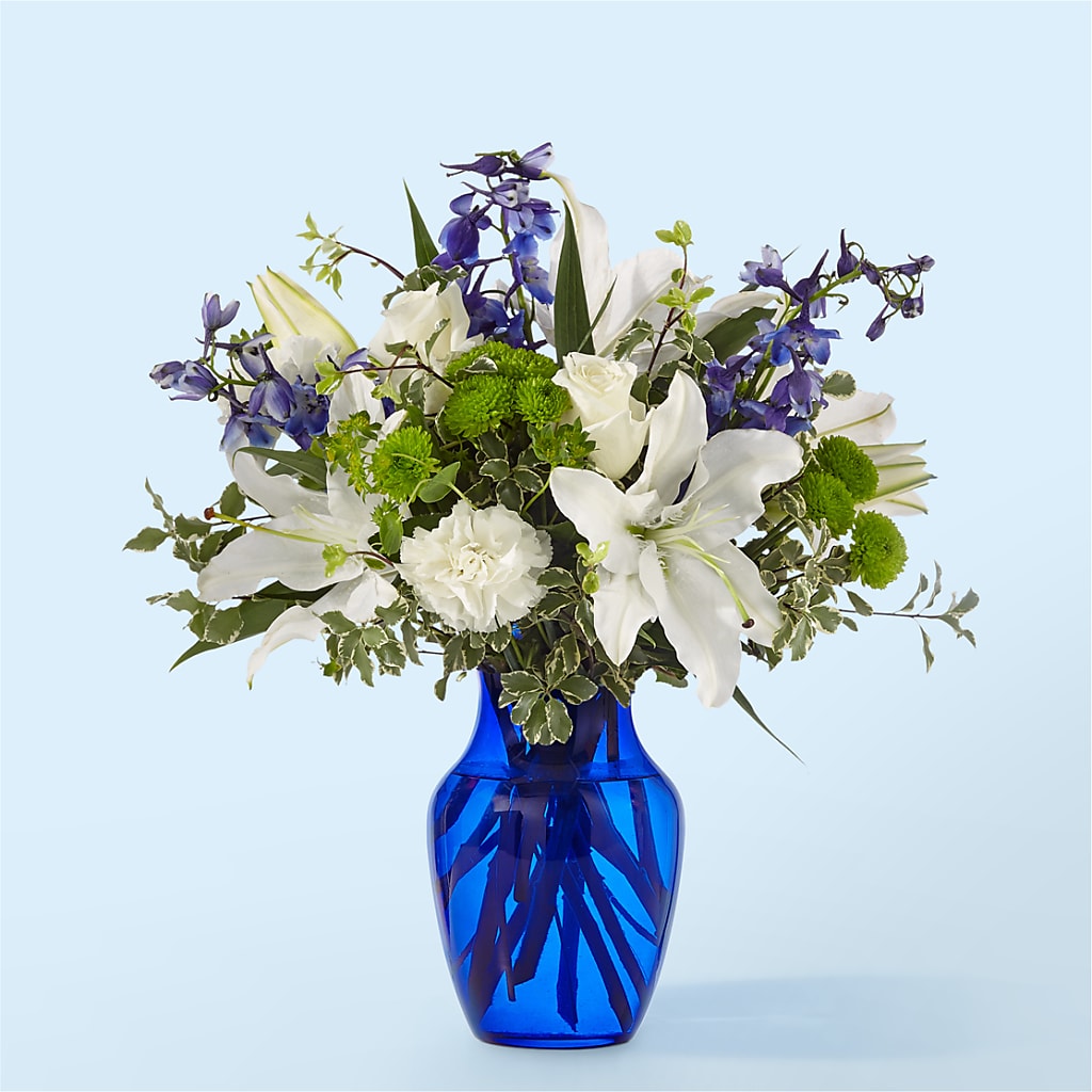 Santorini Bouquet – Garlington Florist, New Bedford MA