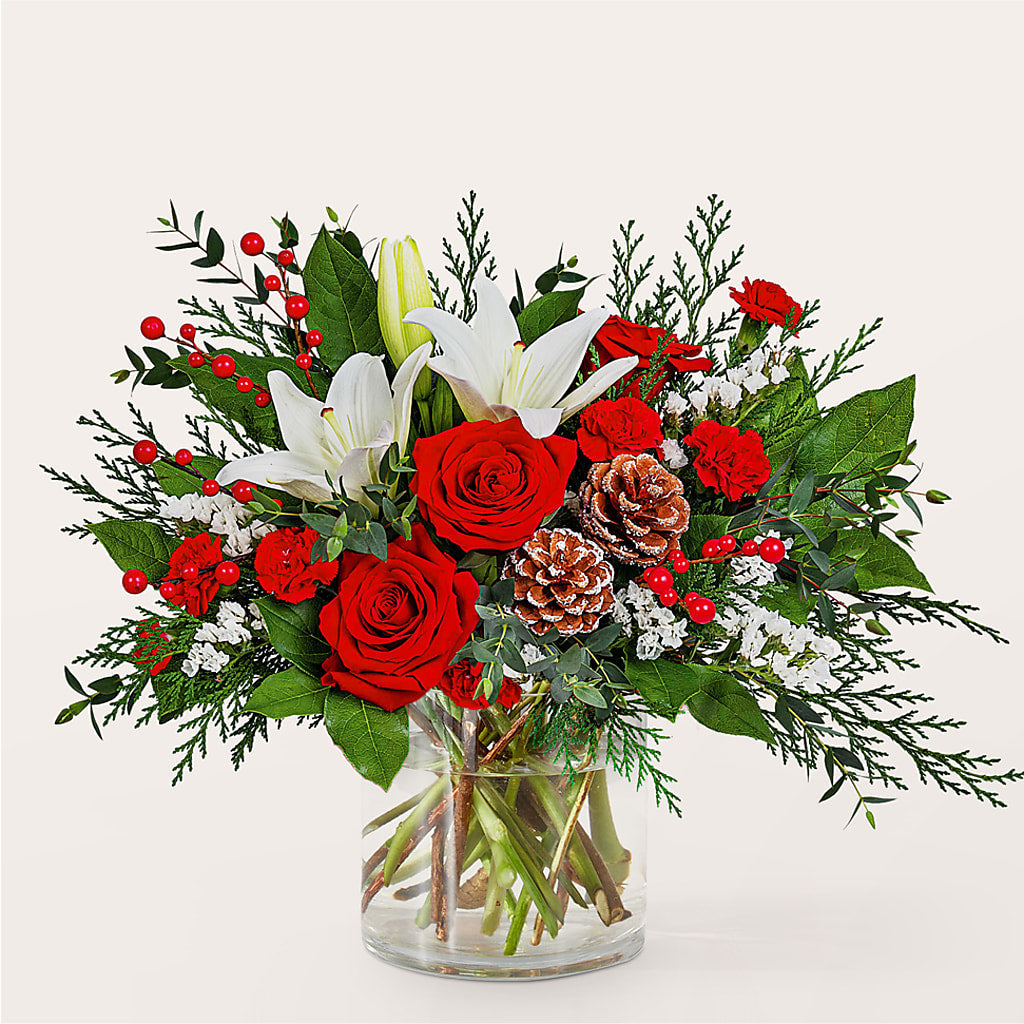 Best in Snow Bouquet – Garlington Florist, New Bedford MA
