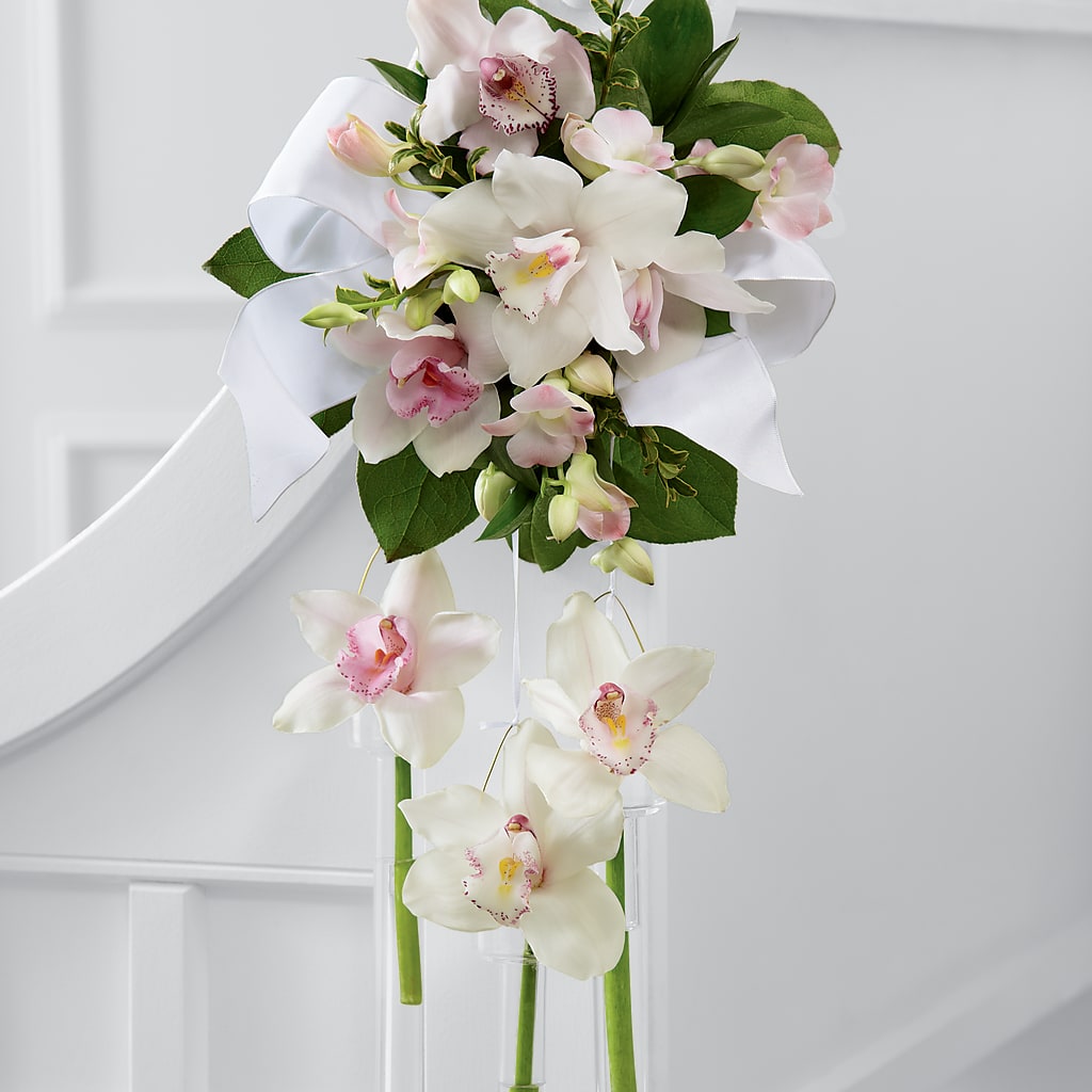 Perfect Entrance Pew Arrangement – Garlington Florist, New Bedford MA