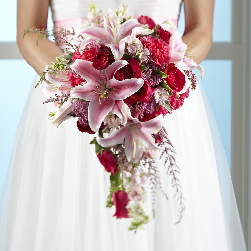 Lily & Rose Bouquet – Garlington Florist, New Bedford MA