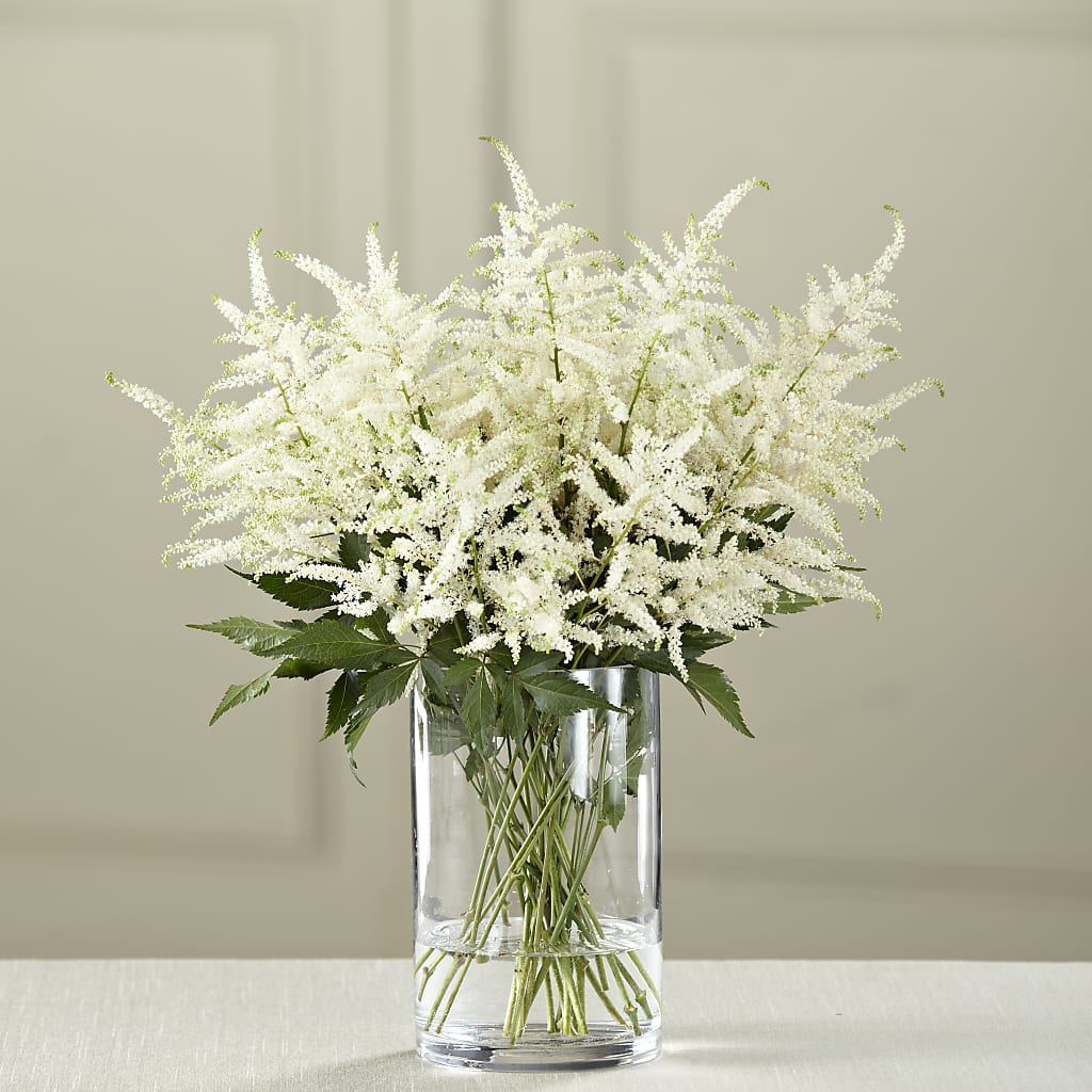 White Astilbe Bouquet – Garlington Florist, New Bedford MA