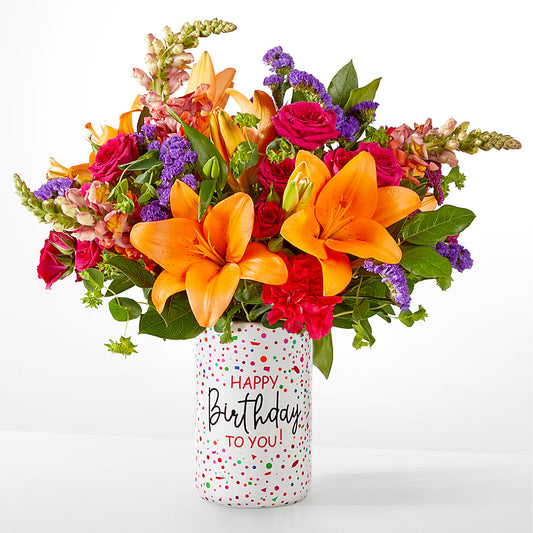 Birthday Palooza Bouquet –  Garlington Florist, New Bedford MA