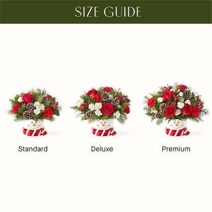 Jolly Snowman Bouquet –  Garlington Florist, New Bedford MA