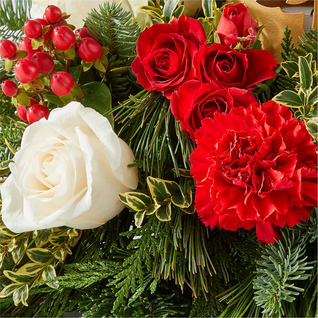 December Dreams Centerpiece –  Garlington Florist, New Bedford MA